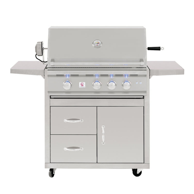 Summerset TRL 32-Inch 3-Burner Built-In Gas Grill