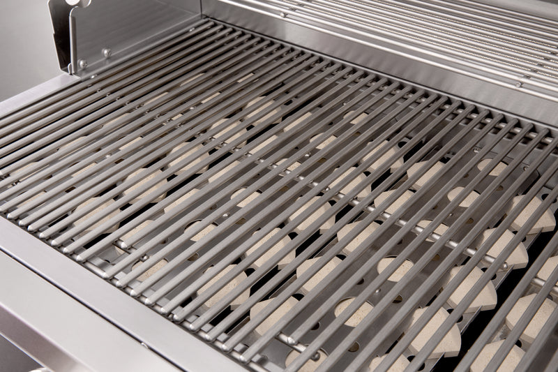Summerset Sizzler 40-inch Gas BBQ Grill, 5 Cast Stainless Steel Burners, Built-In Premium BBQ Grill SIZ40
