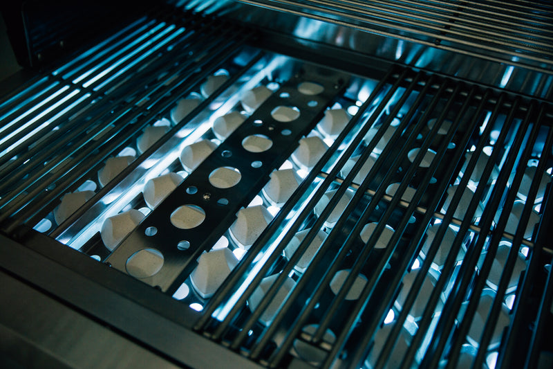 Summerset 40-Inch Built-In Gas Grill Sizzler Pro 5-Burner with Rear Infrared Rotisserie Burner,