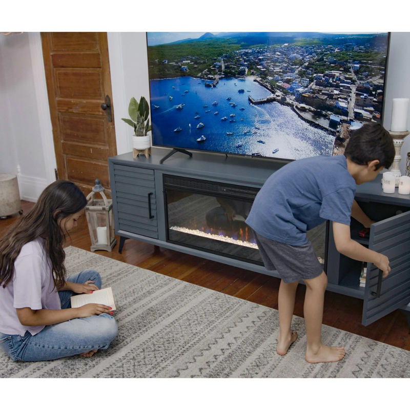 realcozy 78" Malibu Fireplace TV Stand