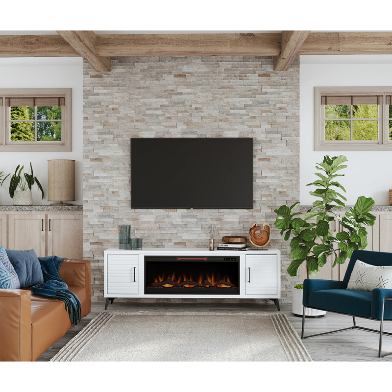 realcozy 78" Malibu Fireplace TV Stand