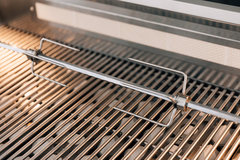 Summerset 40-Inch Built-In Gas Grill Sizzler Pro 5-Burner with Rear Infrared Rotisserie Burner,