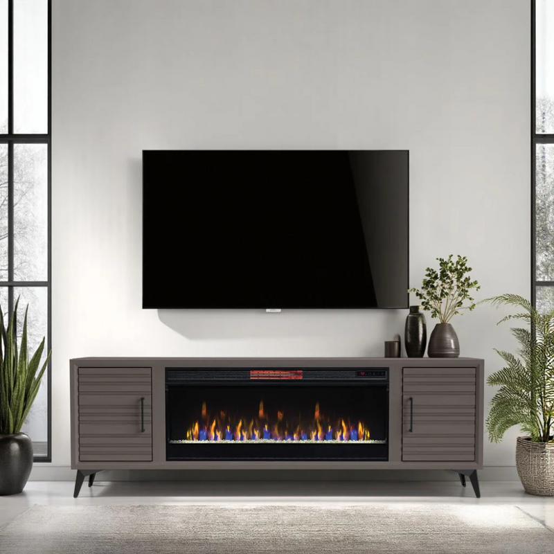 realcozy 78" Malibu Fireplace TV Stand