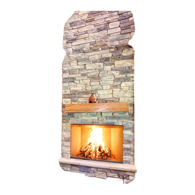 Empire 36-Inch by 30-inch Wood Fireplace Blackburn