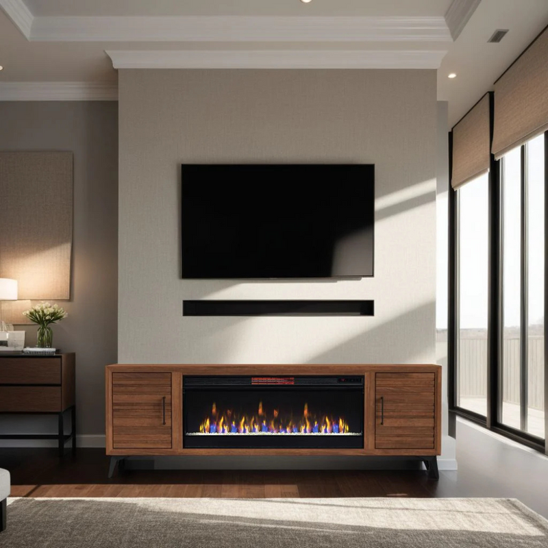 realcozy 78" Malibu Fireplace TV Stand