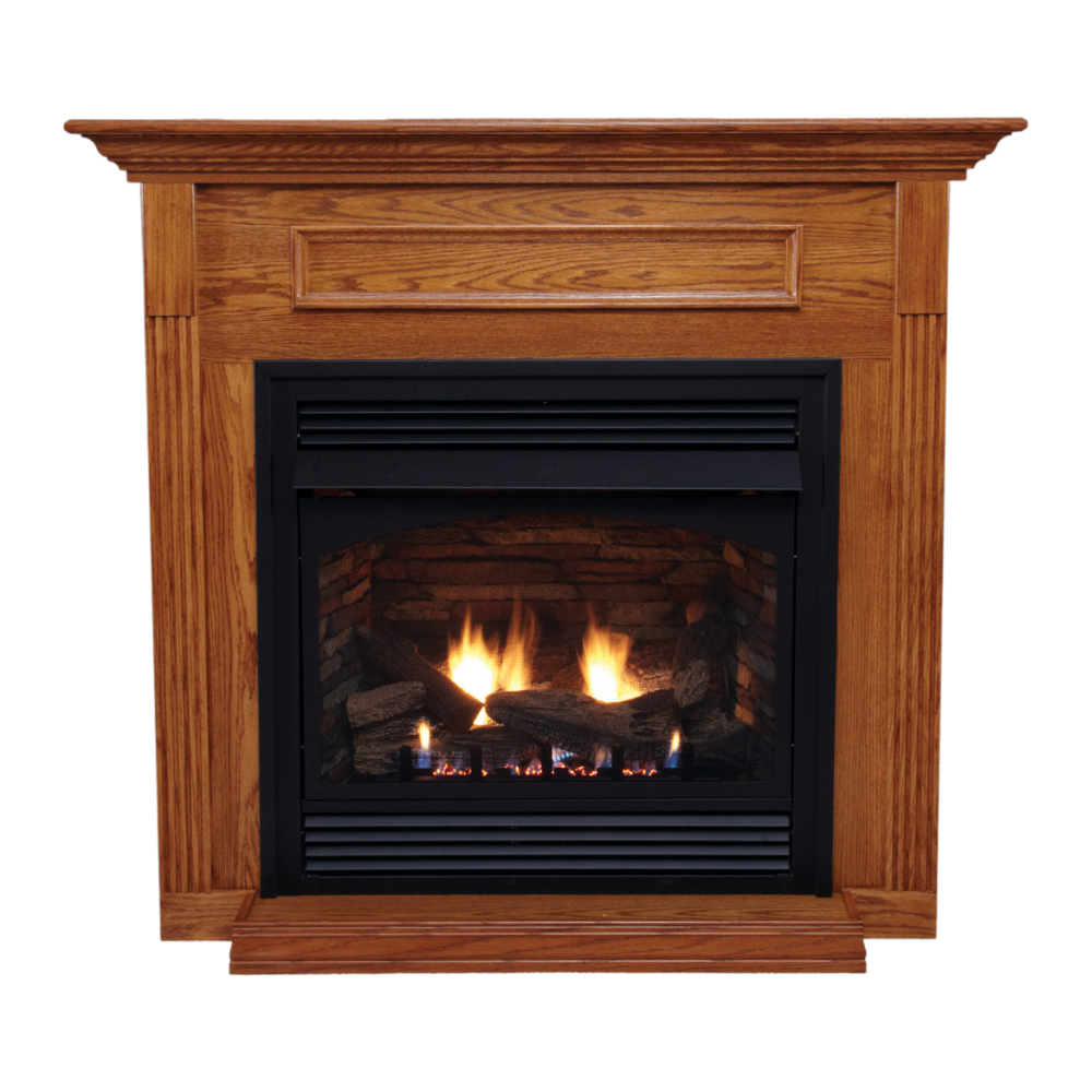 Empire Vail 26" Special Edition Vent Free Gas Fireplace with Cherry Mantel