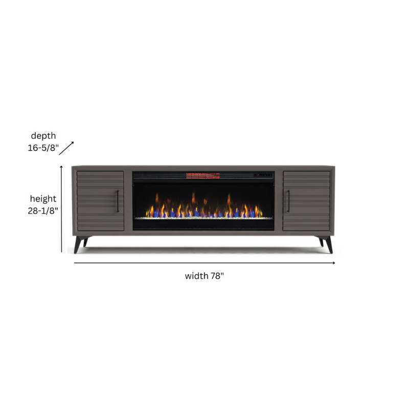 realcozy 78" Malibu Fireplace TV Stand
