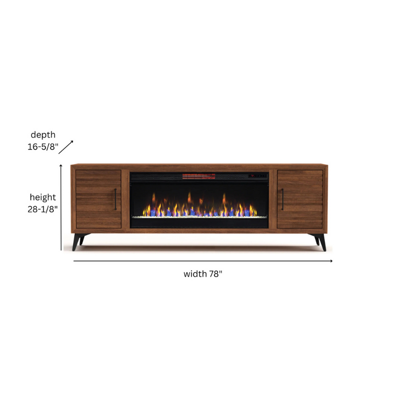 realcozy 78" Malibu Fireplace TV Stand