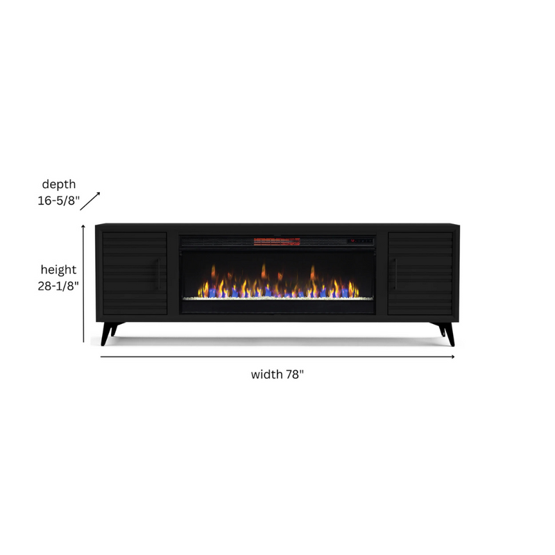 realcozy 78" Malibu Fireplace TV Stand