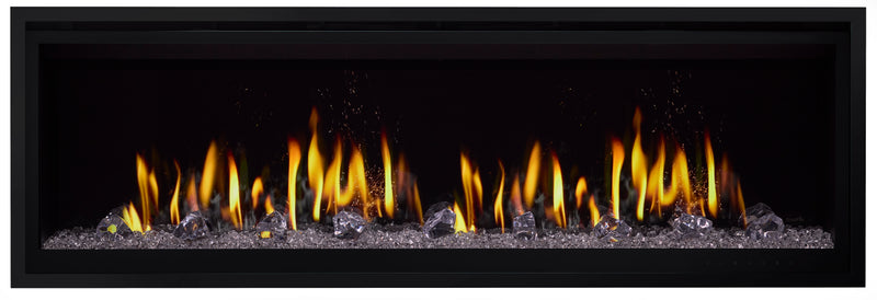 SimpliFire Allusion Edge Built In Linear Electric Fireplace
