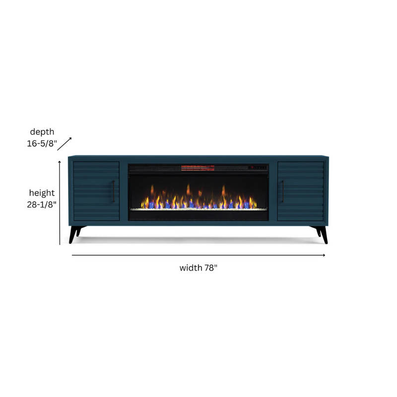 realcozy 78" Malibu Fireplace TV Stand