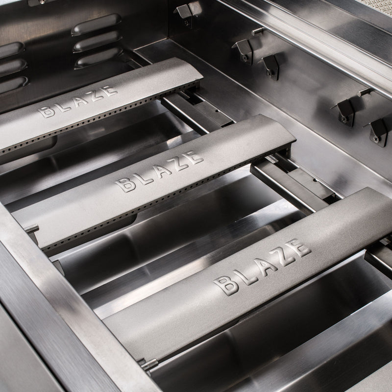 Blaze Grill 32" LTE Gas Grill Natural Gas, Stainless Steel 4-Burner Natural Gas BBQ for Indoor/Outdoor Use