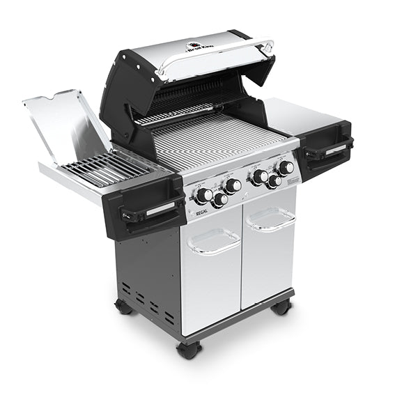 Broil King Regal S 490 PRO Infrared, 4-Burner Gas Grill with Infrared Side Burner