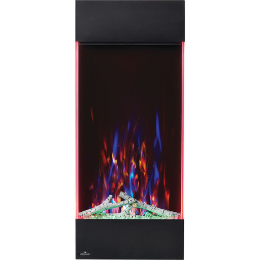 Napoleon Allure Vertical 38 inch electric fireplace, front view