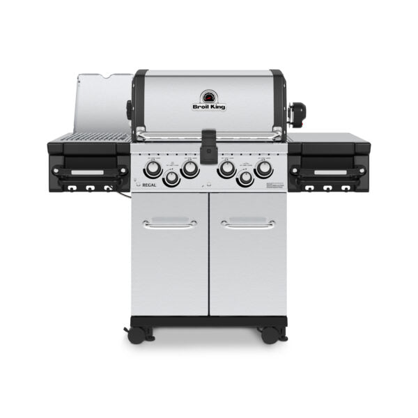 Broil King Regal S 490 PRO Infrared, 4-Burner Gas Grill with Infrared Side Burner