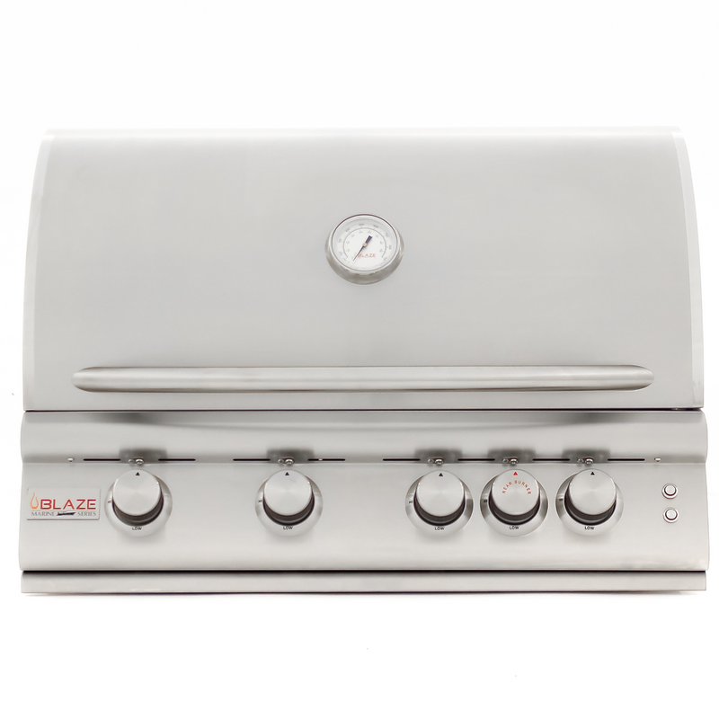 Blaze Grill 32" LTE Marine Grade Gas Grill, Stainless Steel 4-Burner Natural Gas BBQ for Indoor/Outdoor Use