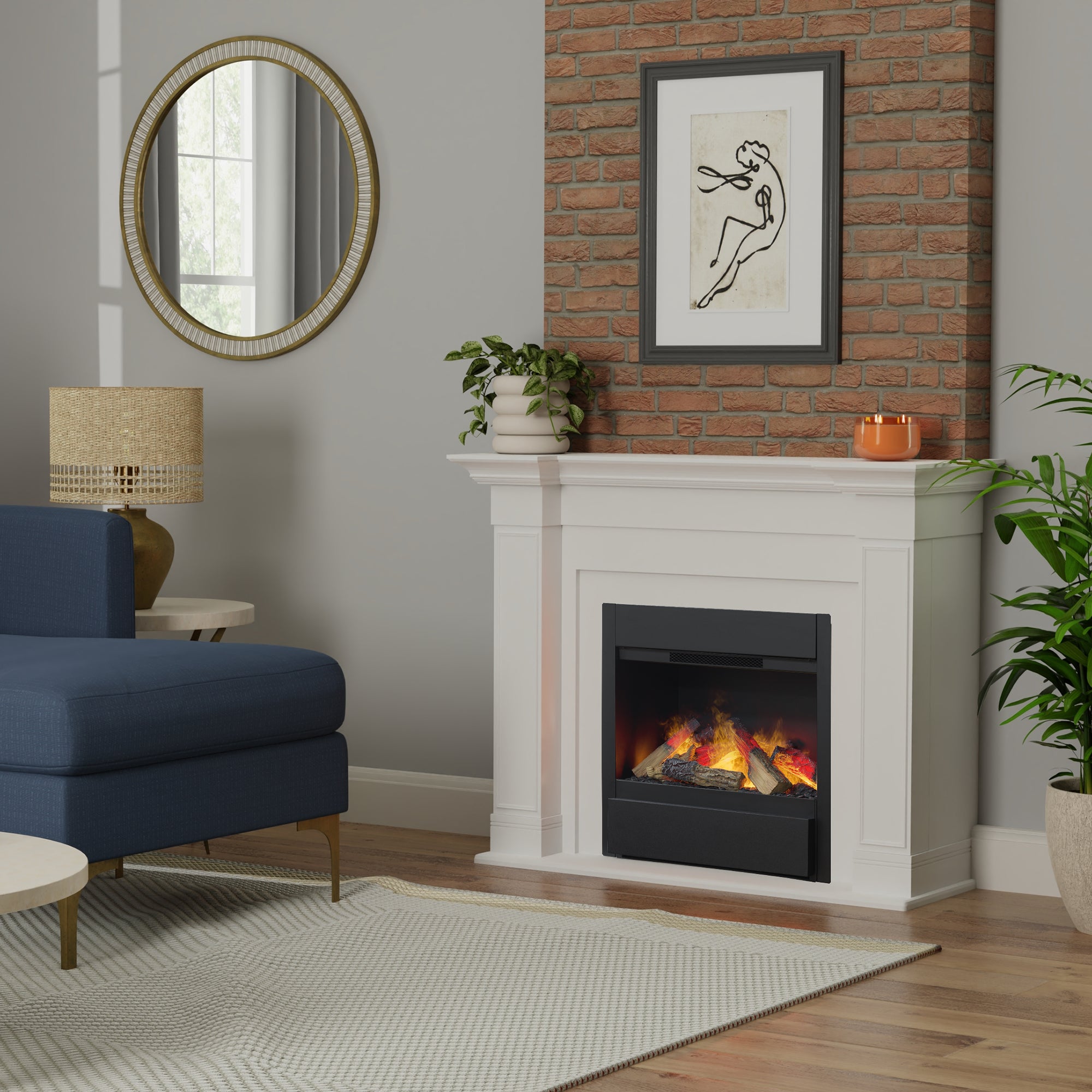 Dimplex Optimyst Revive 25" Built In Electric Fireplace