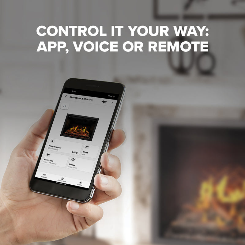 Napoleon Elevation X Built In Electric Fireplace