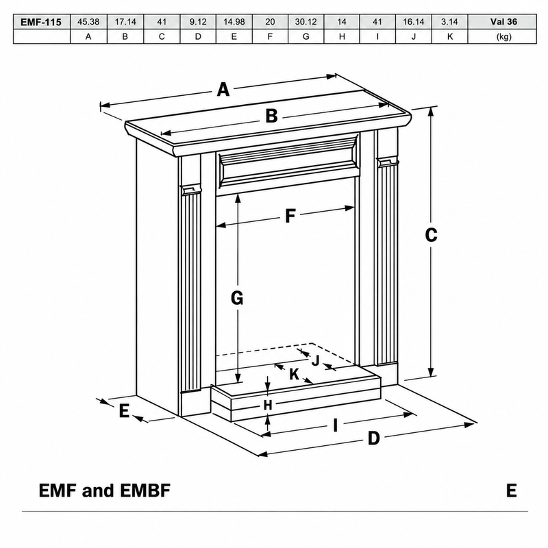 Empire Vail 26" Special Edition Vent Free Gas Fireplace with White Mantel