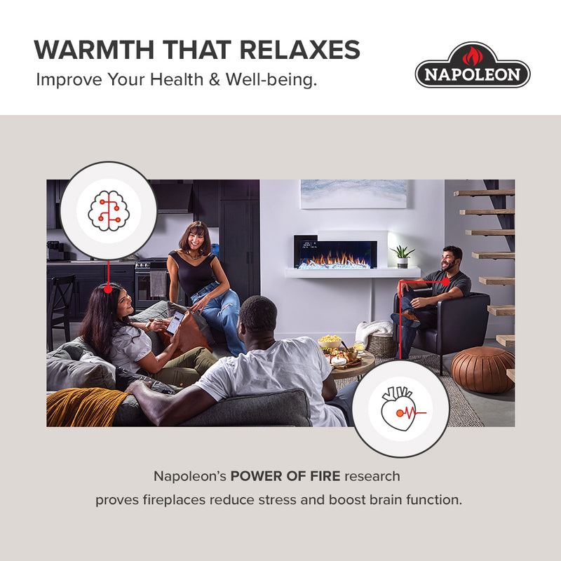 Napoleon Entice Wall Mounted Electric Fireplace