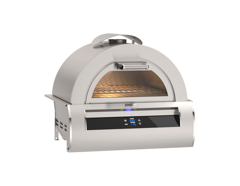Fire Magic 30" Echelon Freestanding Gas Pizza Oven with Black Touchscreen Glass Controls