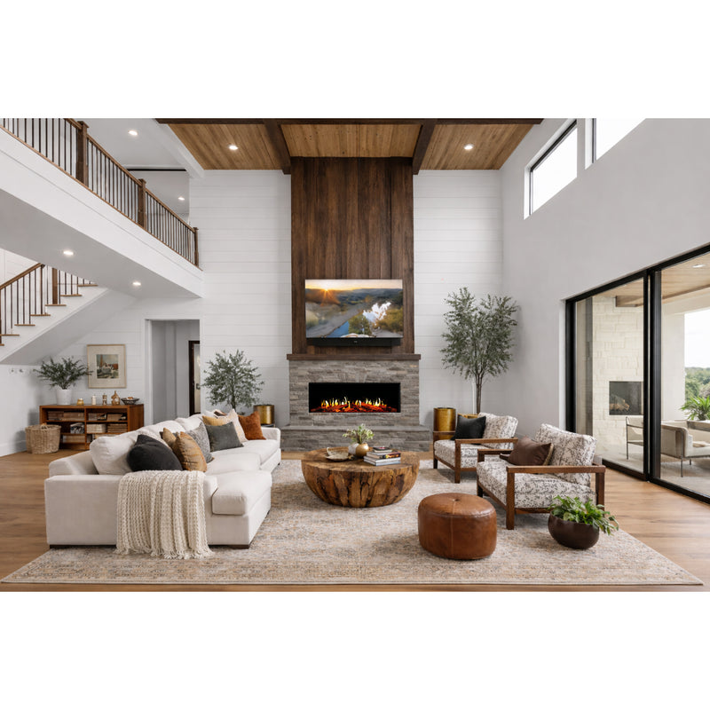 Modern Flames Orion V2 Multi Built In or Wall Mounted Electric Fireplace