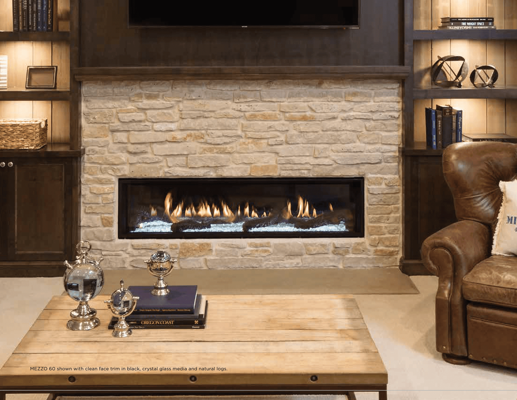 Heat & Glo Mezzo Direct-Vent Linear Gas Fireplace