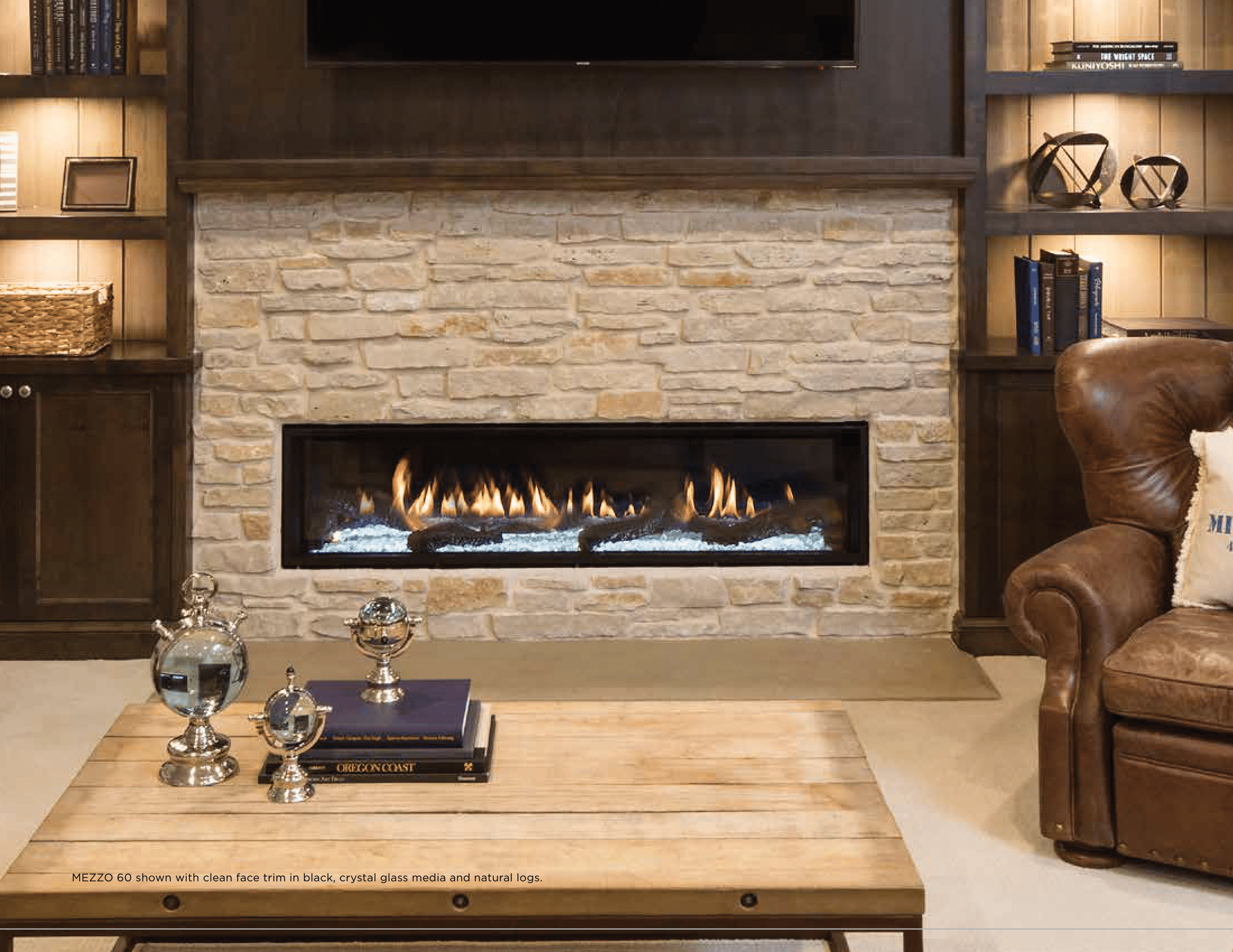 Heat & Glo Mezzo Direct-Vent Linear Gas Fireplace