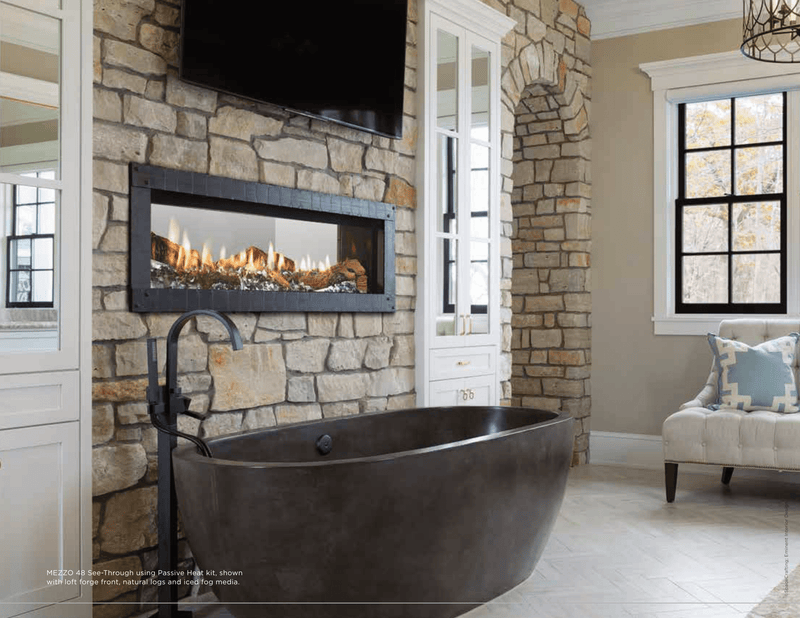Heat & Glo Mezzo Direct Vent Linear Gas Fireplace
