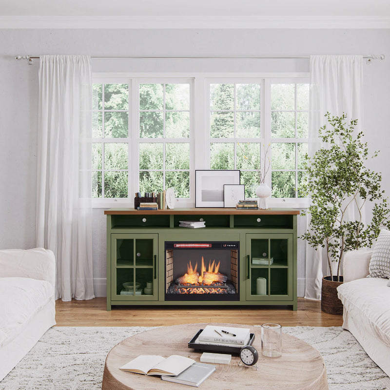 Legends Home Vineyard 74" Fireplace TV Stand