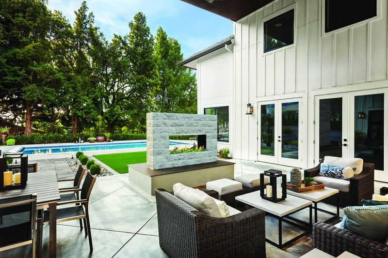 Napoleon Galaxy Built In Outdoor Gas Fireplace