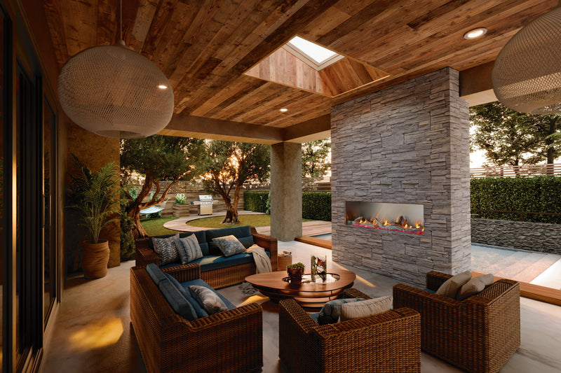 Napoleon Galaxy Built In Outdoor Gas Fireplace