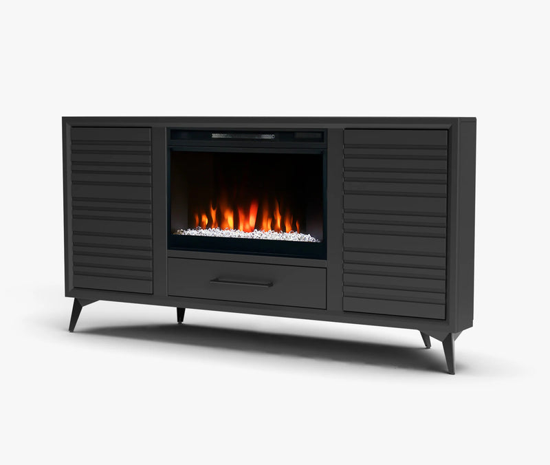 realcozy 64" Malibu Corner Fireplace TV Stand
