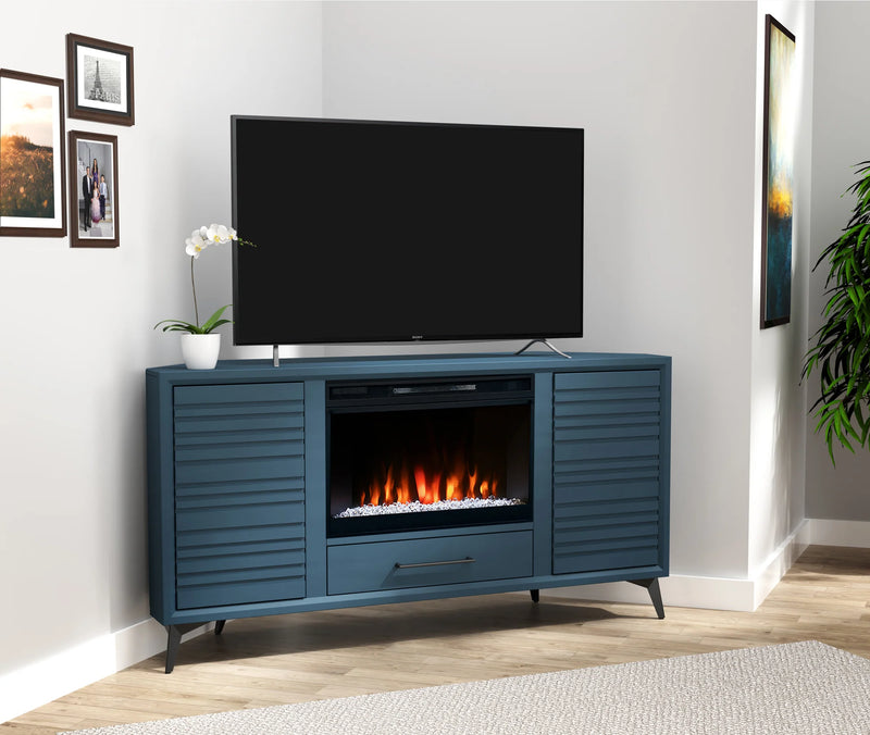 realcozy 64" Malibu Corner Fireplace TV Stand
