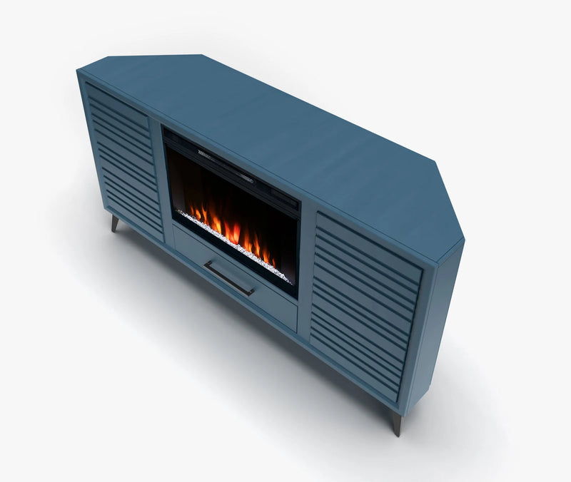 realcozy 64" Malibu Corner Fireplace TV Stand