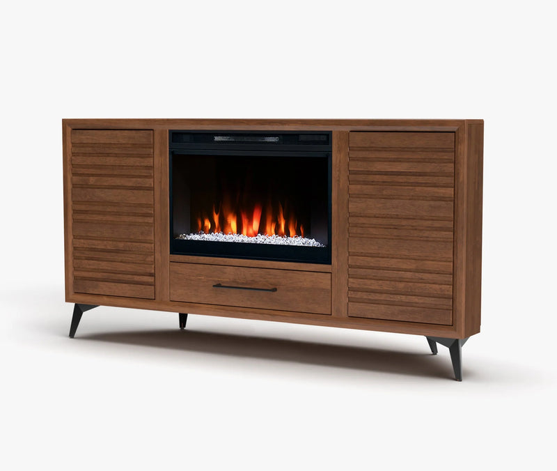 realcozy 64" Malibu Corner Fireplace TV Stand