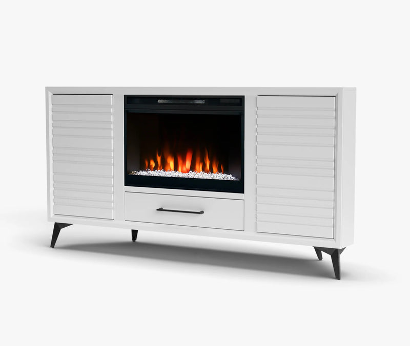 realcozy 64" Malibu Corner Fireplace TV Stand