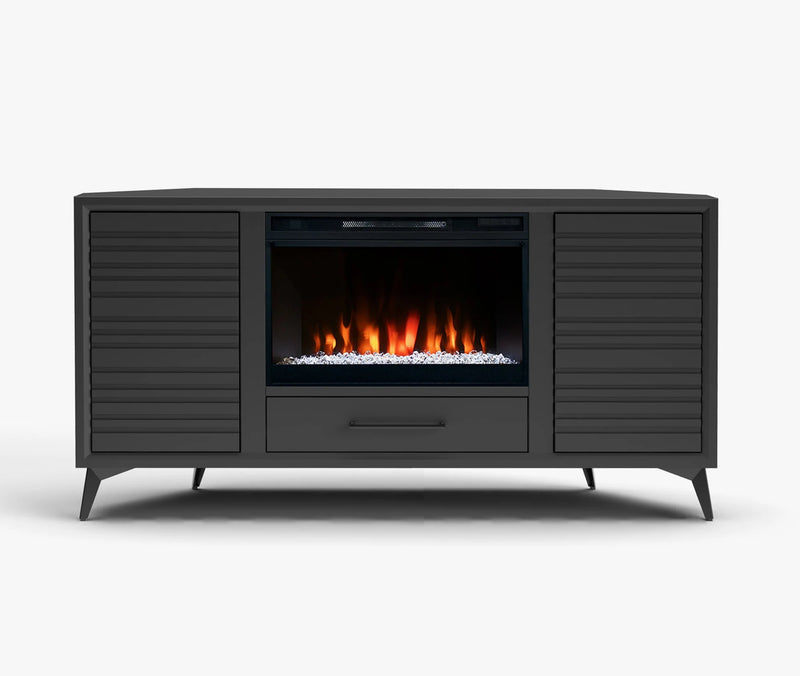 realcozy 64" Malibu Corner Fireplace TV Stand