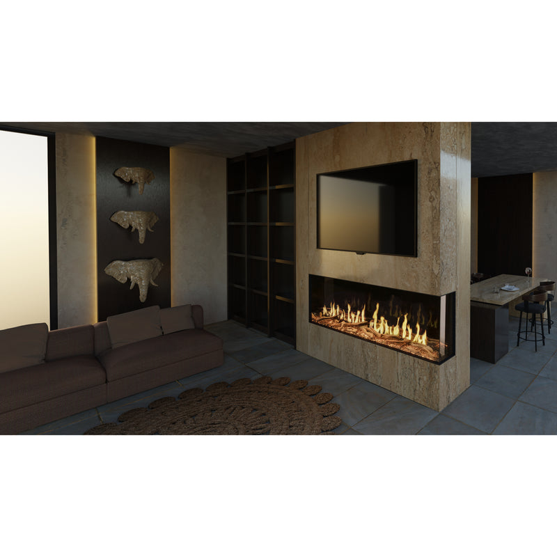 Modern Flames Orion V2 Multi Built In or Wall Mounted Electric Fireplace