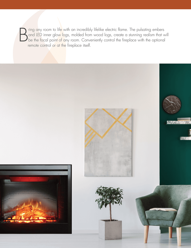 Empire Nexfire 39" Electric Fireplace
