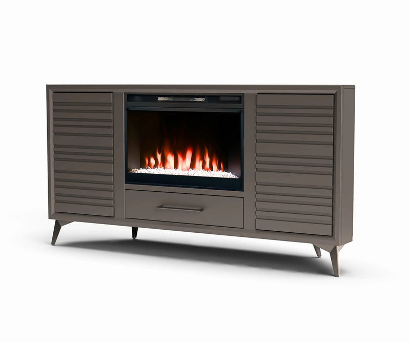 realcozy 64" Malibu Corner Fireplace TV Stand