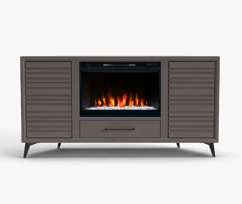 realcozy 64" Malibu Corner Fireplace TV Stand