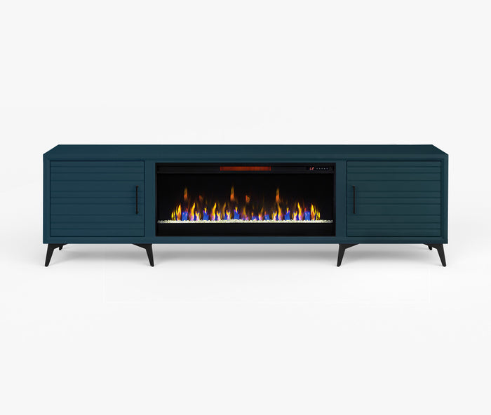 Realcozy Malibu 95" Electric Fireplace TV Stand