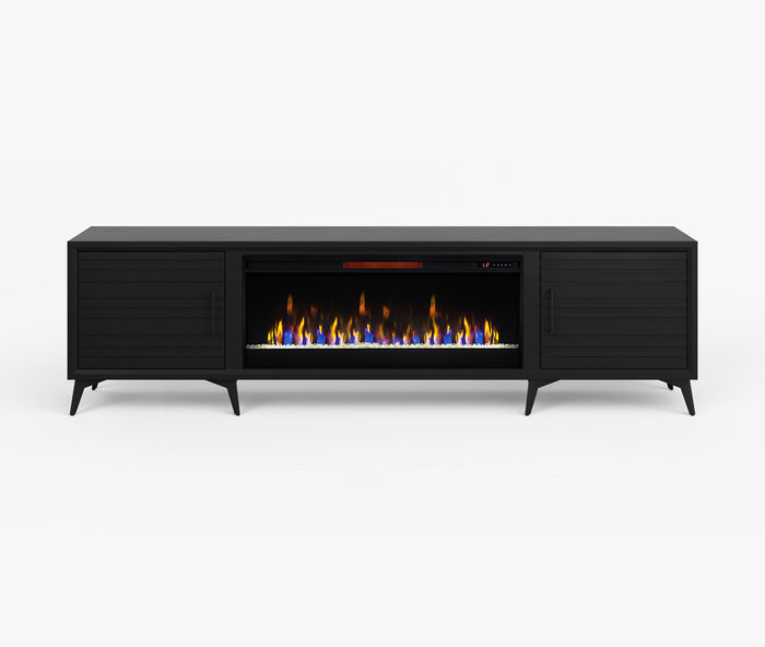 Realcozy Malibu 95" Electric Fireplace TV Stand