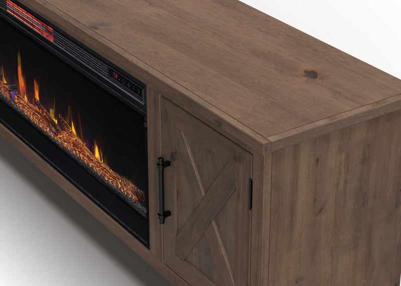 Realcozy 78" Liberty Fireplace TV Stand