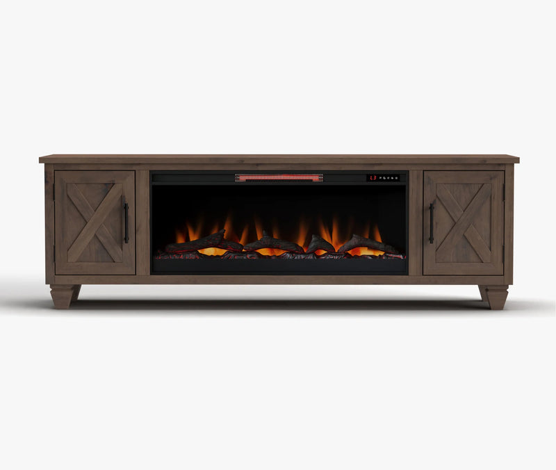 Realcozy 78" Liberty Fireplace TV Stand