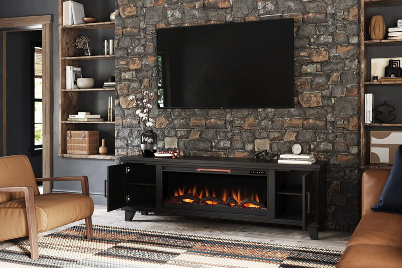 Realcozy 78" Sonoma Fireplace TV Stand