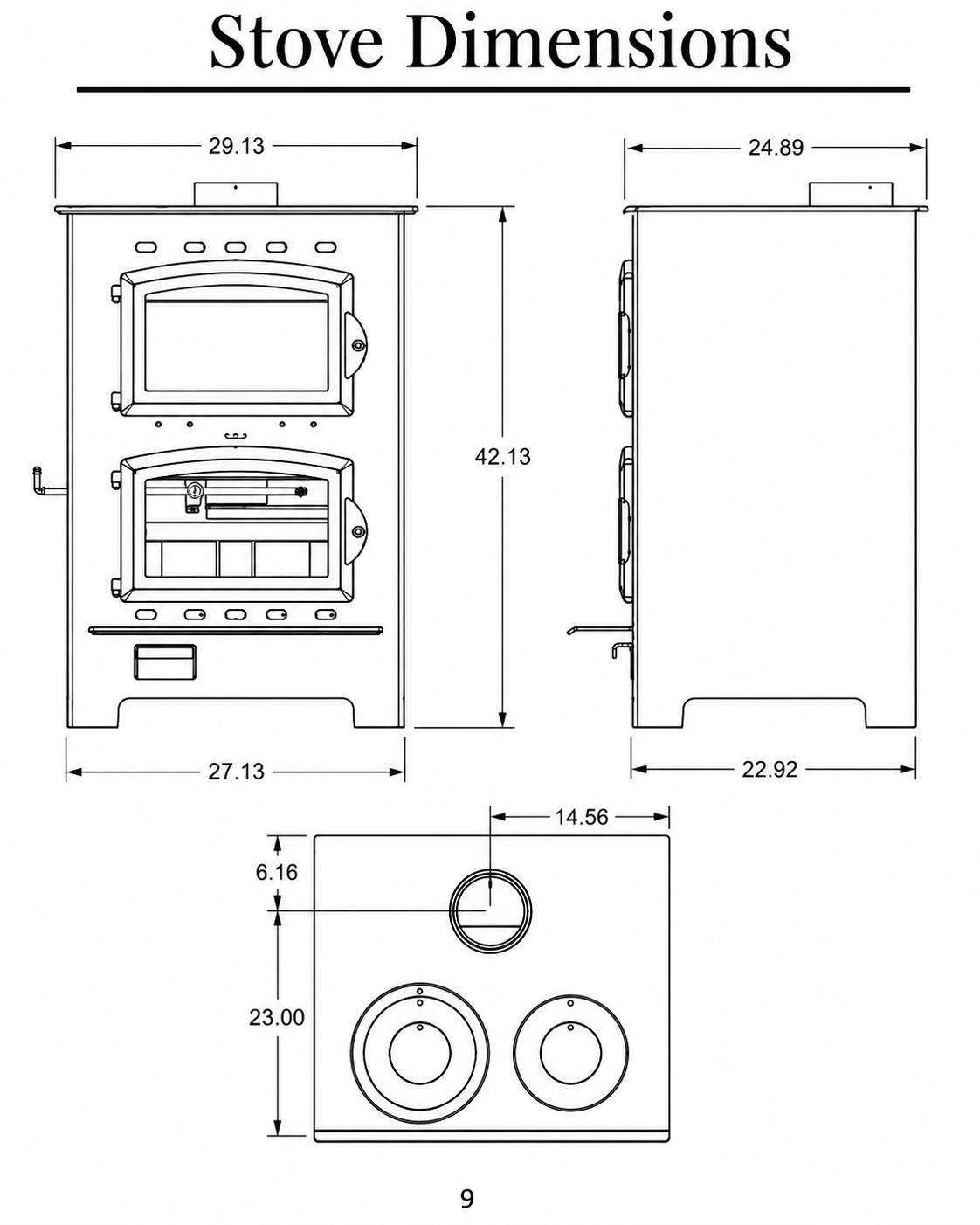 Buck Stove Homesteader Wood Burning Cook Stove