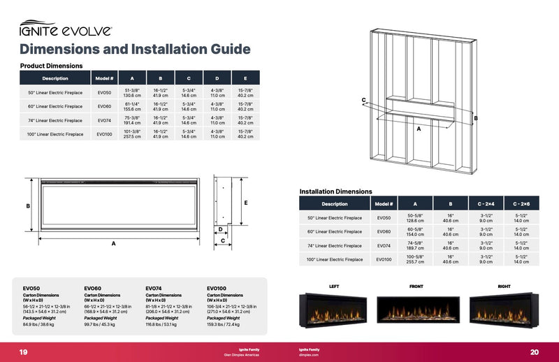 Dimplex Ignite Evolve Built In Linear Electric Fireplace