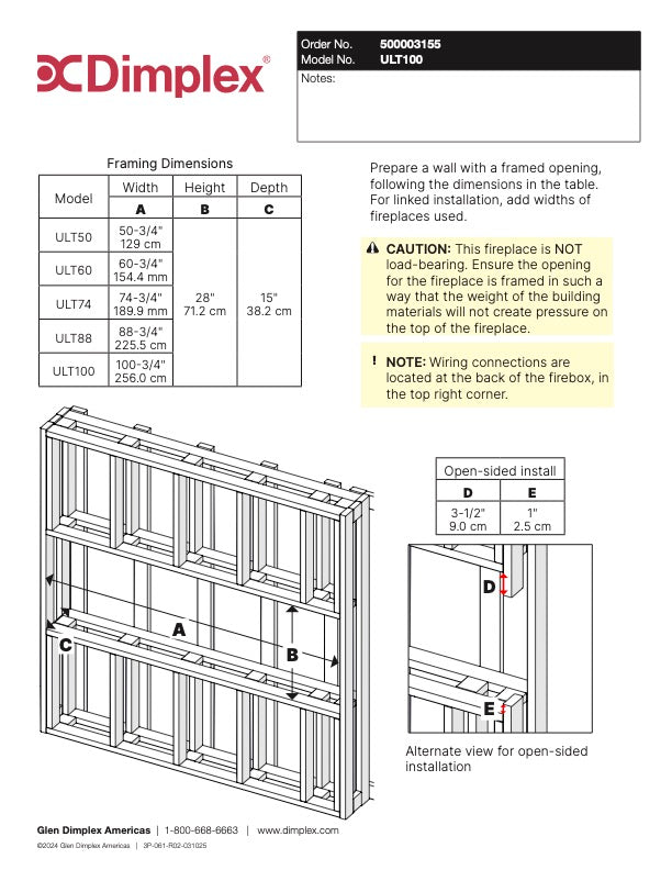Dimplex Ignite Ultra Built In Linear Electric Fireplace